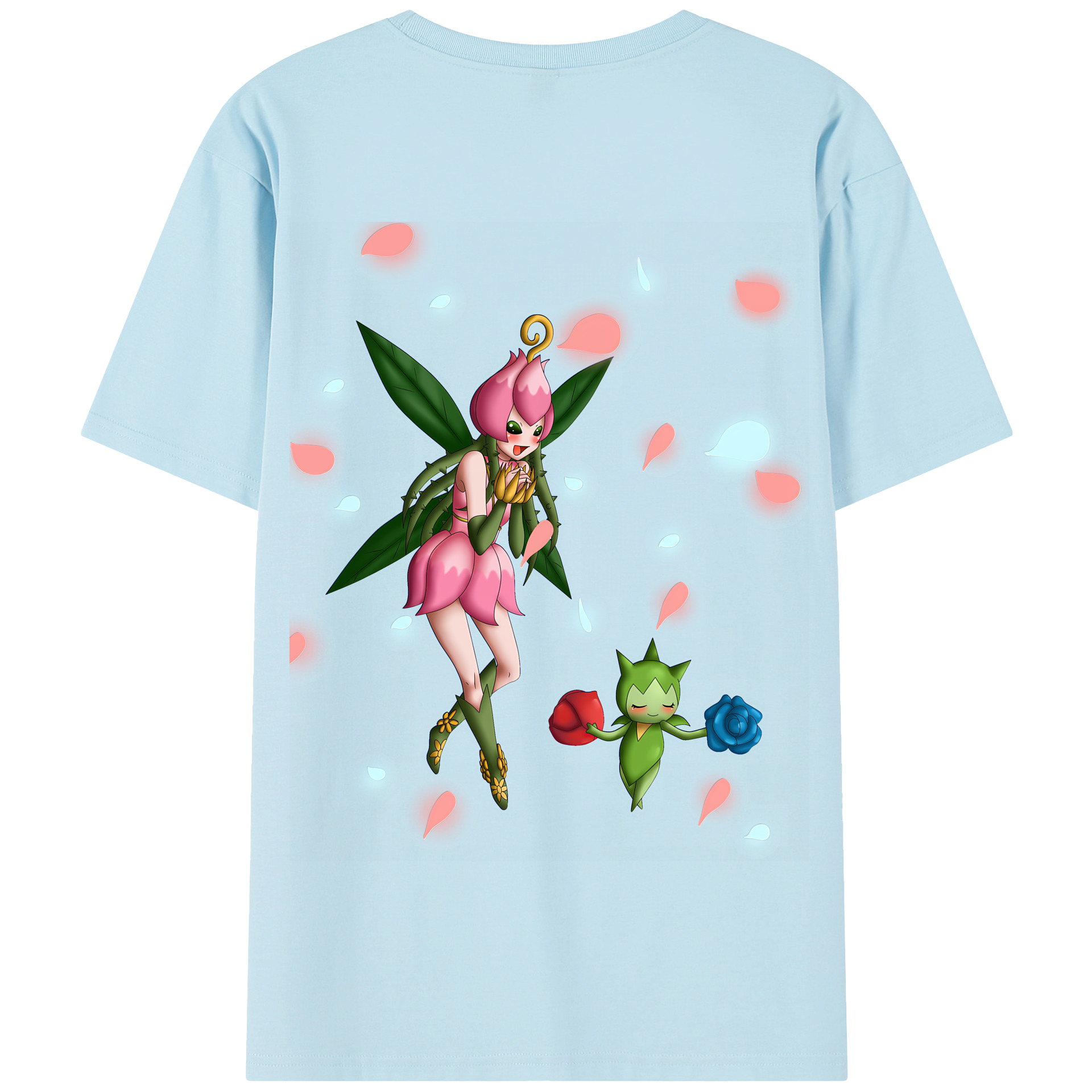 （画像用） Digimon デジタルモンスター/デジモン 綿100％半袖Tシャツ（背面プリント）